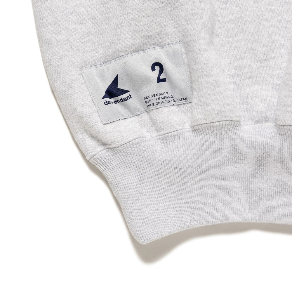 DESCENDANT 24SS CACHALOT CREW NECK 背大鯨刺繡-細節圖6