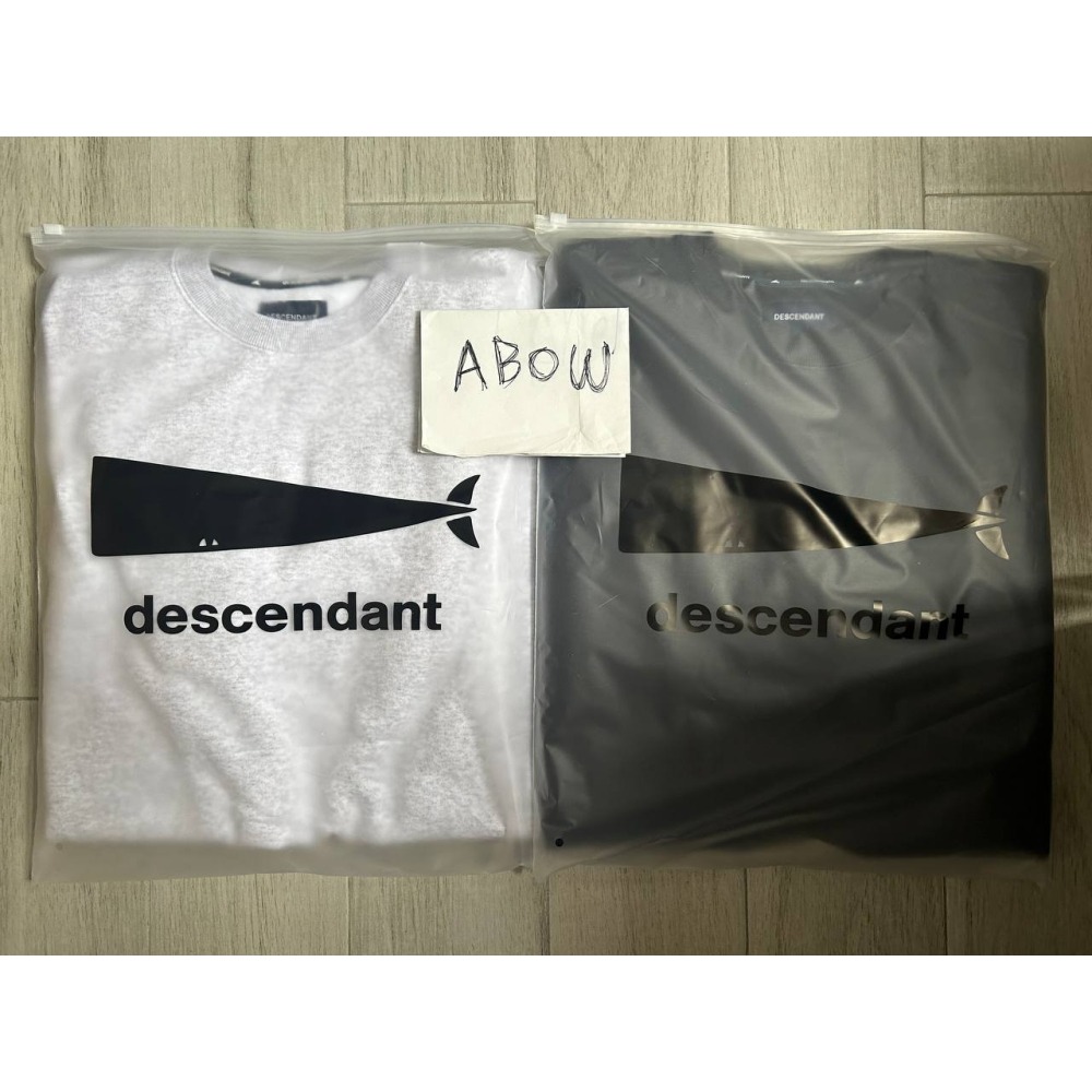 DESCENDANT 24SS CACHALOT CREW NECK 背大鯨刺繡-細節圖11