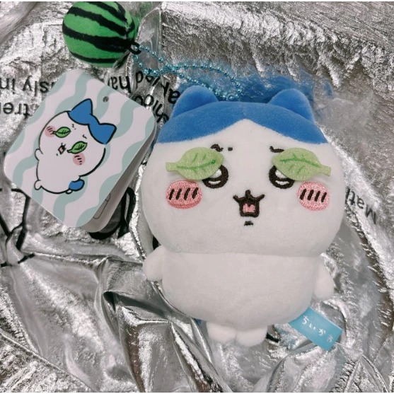 全站免運 全新現貨 吉伊卡哇 打西瓜系列 小八 眼睛樹葉可轉開 日本當地帶回 chiikawa 多商品可議價-細節圖3