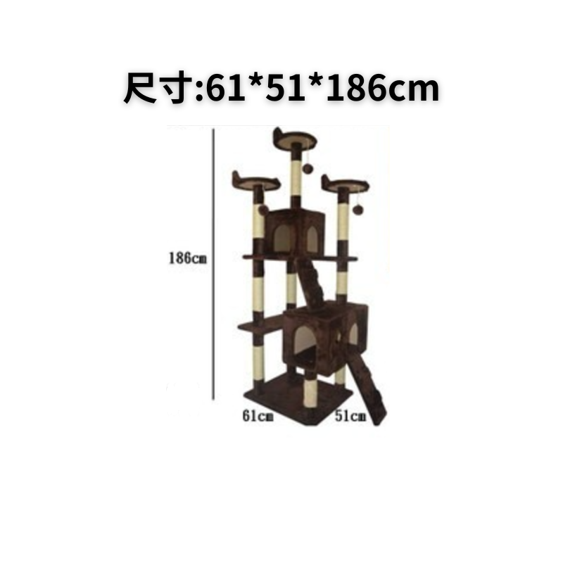 超堅固歐式貓城堡 貓跳台 貓爬架  貓咪別墅 貓窩貓城堡 貓台 跳台-細節圖5