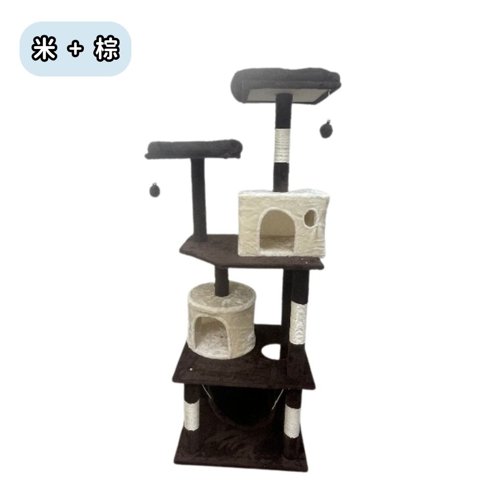 不動如山雙暸望台+雙貓窩大型貓跳台-221-規格圖4