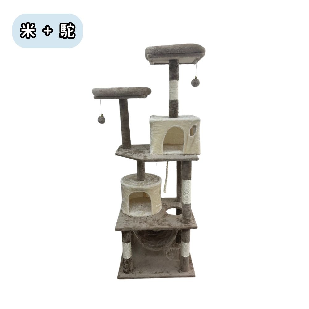 不動如山雙暸望台+雙貓窩大型貓跳台-221-規格圖4