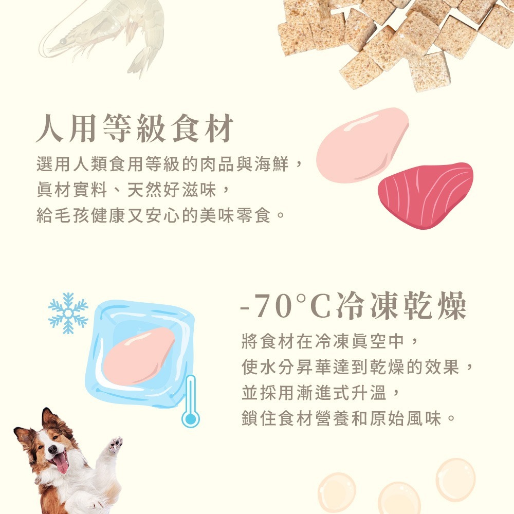 【擊掌寵物】CHARM 野性魅力100%天然原肉凍乾零食 貓狗零食 貓狗點心 貓狗凍乾 原肉凍乾 天然凍乾-細節圖5