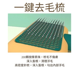 台四方大梳面深層除毛針梳 寵物梳毛 寵物梳  貓梳子 貓咪梳毛 梳毛器 寵物針梳 貓咪梳毛器 除毛梳-細節圖4