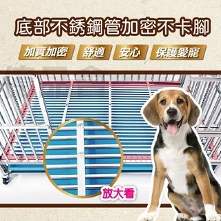 不銹鋼加固加粗精緻狗籠-組裝款-細節圖4