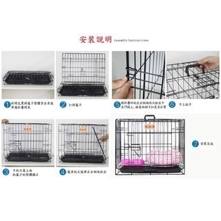 【擊掌寵物】精品加粗款 折疊籠 大貓籠 天窗貓籠 寵物籠 鐵籠 狗籠 兔籠 繁殖籠 貓別墅 狗別墅 兔城堡 狗屋 雞-細節圖5