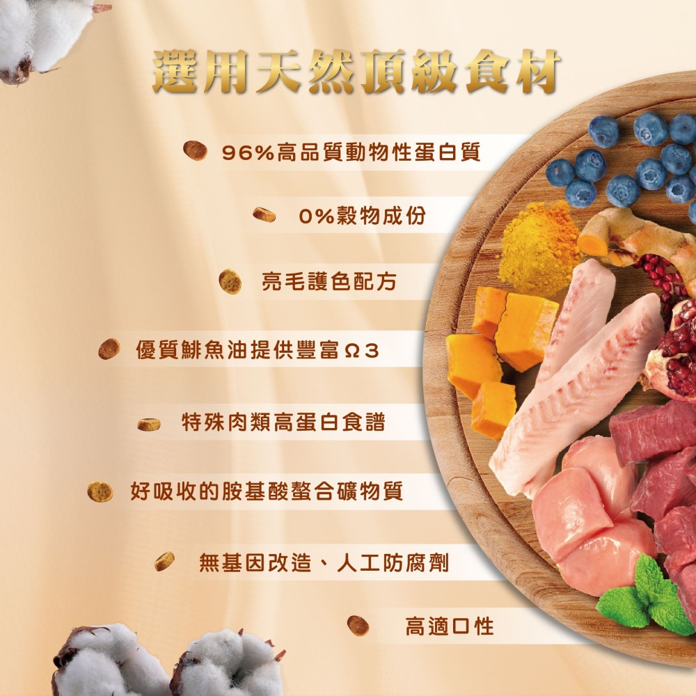 【擊掌寵物】Farmina 法米納天然亮毛無穀系列犬糧 2KG-10KG 犬糧 狗飼料 幼犬 全齡犬 無榖狗糧-細節圖6