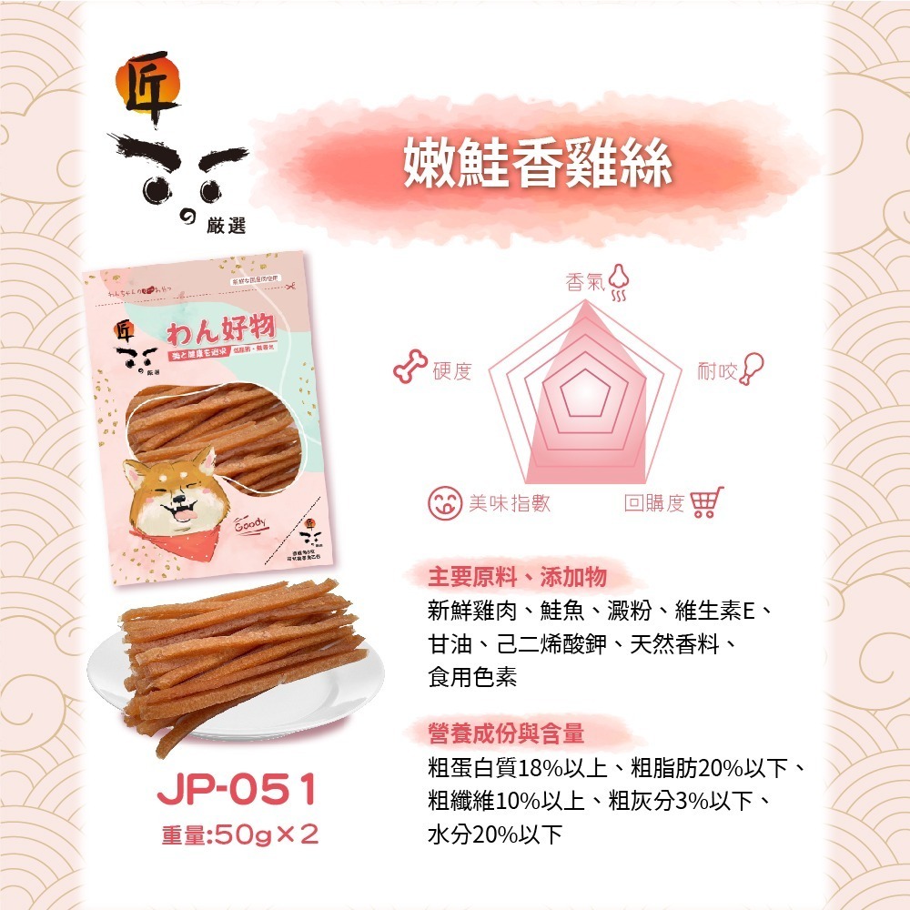【擊掌寵物】匠嚴選系列 純手工職人烘培 - 狗零食 貓狗點心 貓狗零食 狗狗零食 寵物肉乾 狗狗肉乾-規格圖4
