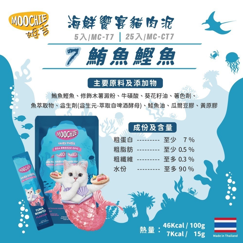 【擊掌寵物】MOOCHIE 姆吉 貓肉泥系列 貓條 貓泥 貓肉泥 貓零食 貓點心 補水神器 機能肉泥 營養肉泥-規格圖5