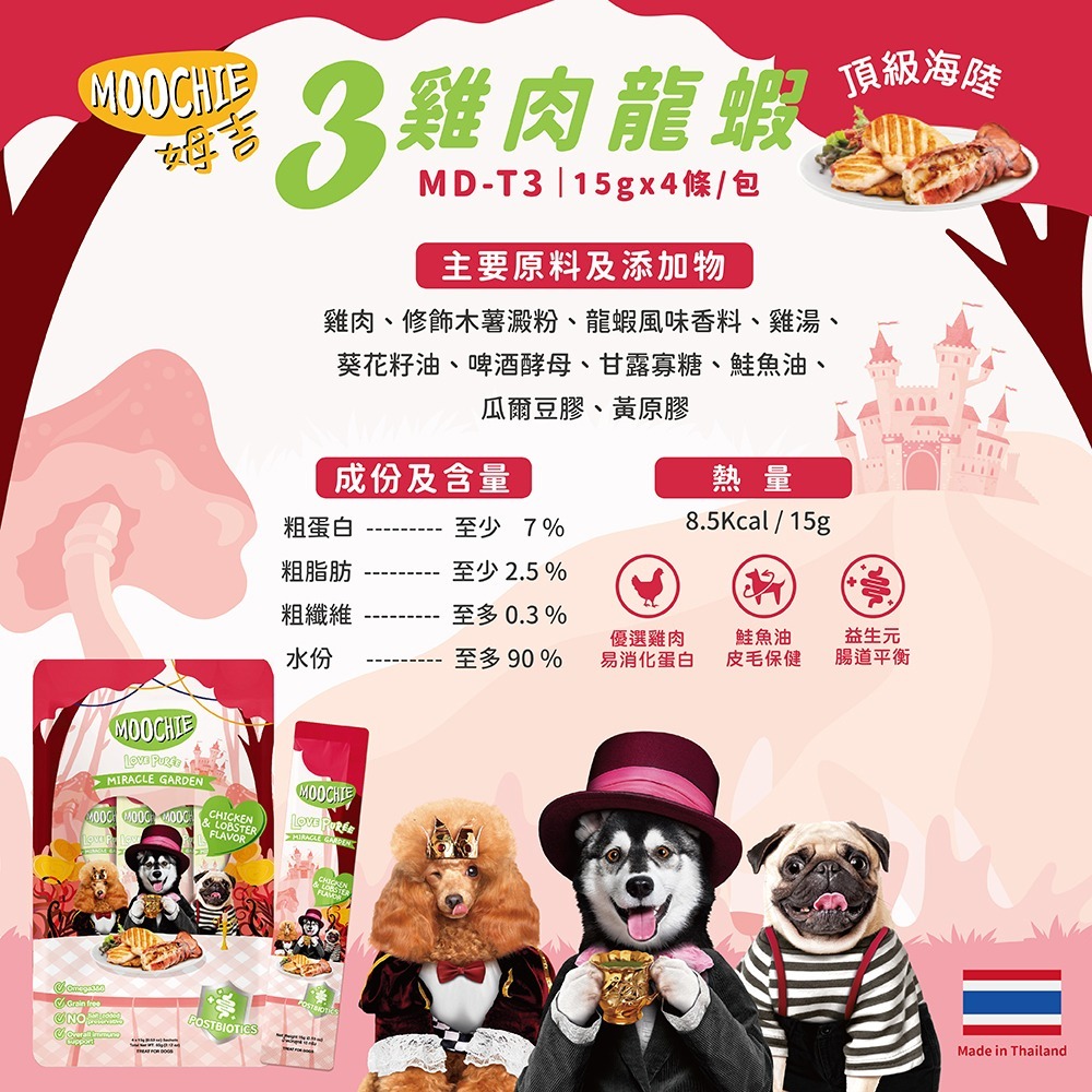 【擊掌寵物】MOOCHIE 姆吉 犬肉泥系列 狗肉泥 狗零食 狗點心 補水神器 機能肉泥 營養肉泥-細節圖8