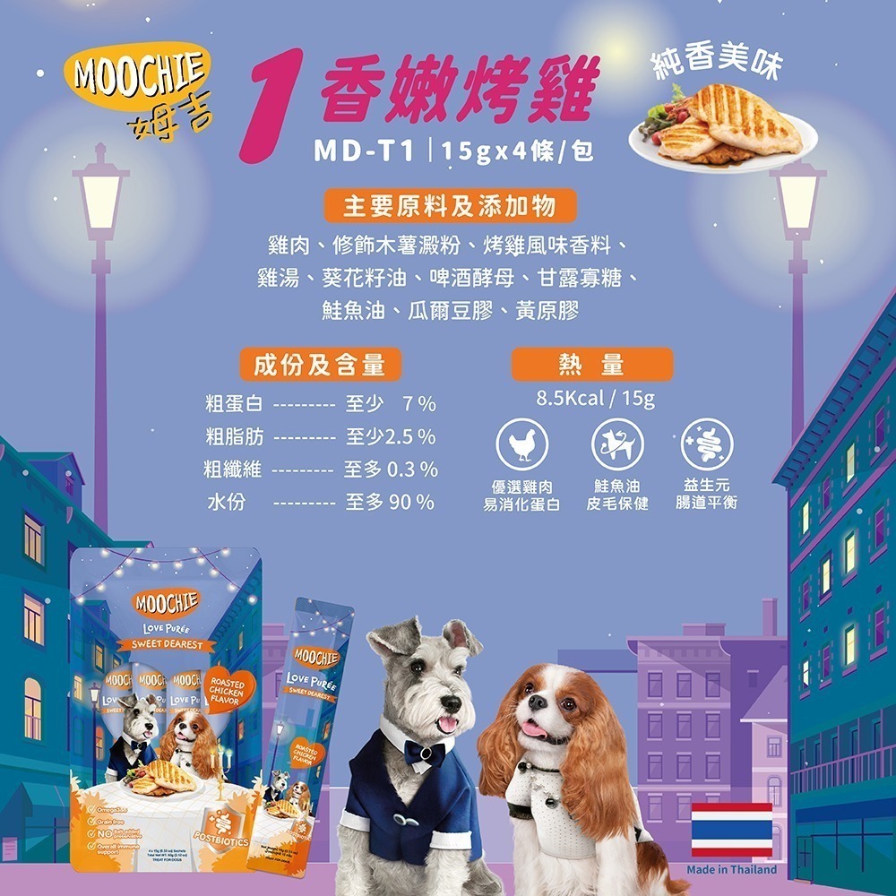 【擊掌寵物】MOOCHIE 姆吉 犬肉泥系列 狗肉泥 狗零食 狗點心 補水神器 機能肉泥 營養肉泥-規格圖9