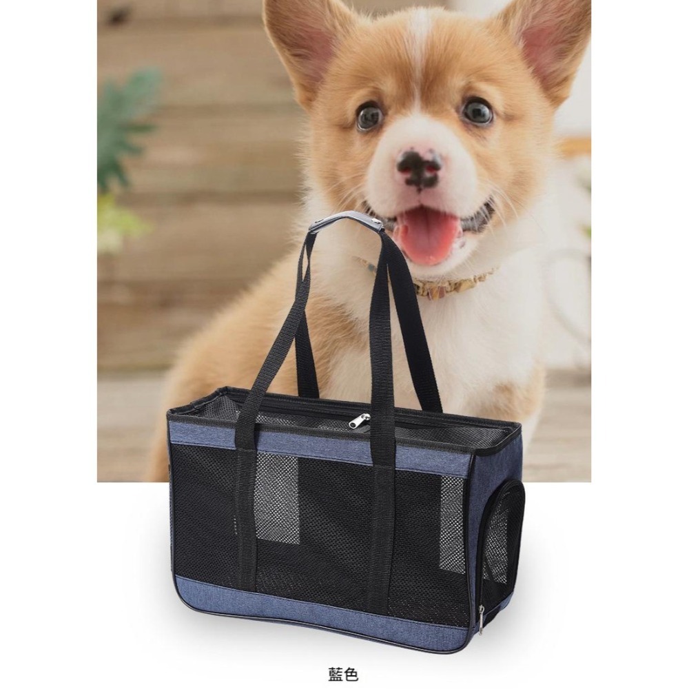 【擊掌寵物】簡約日常寵物外出包 寵物單肩包 寵物手提包 寵物透氣包 寵物包-規格圖1