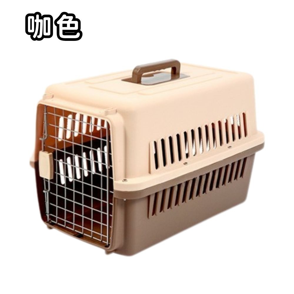 【擊掌寵物】寵物航空籠 61x41x39cm 外出提籠 IATA航空運輸籠航空箱 航空籠-規格圖1