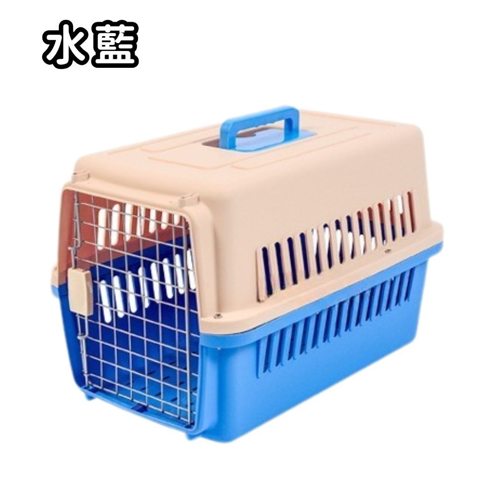 【擊掌寵物-台中】寵物航空籠 61x41x39cm 外出提籠 IATA航空運輸籠航空箱 航空籠-規格圖1