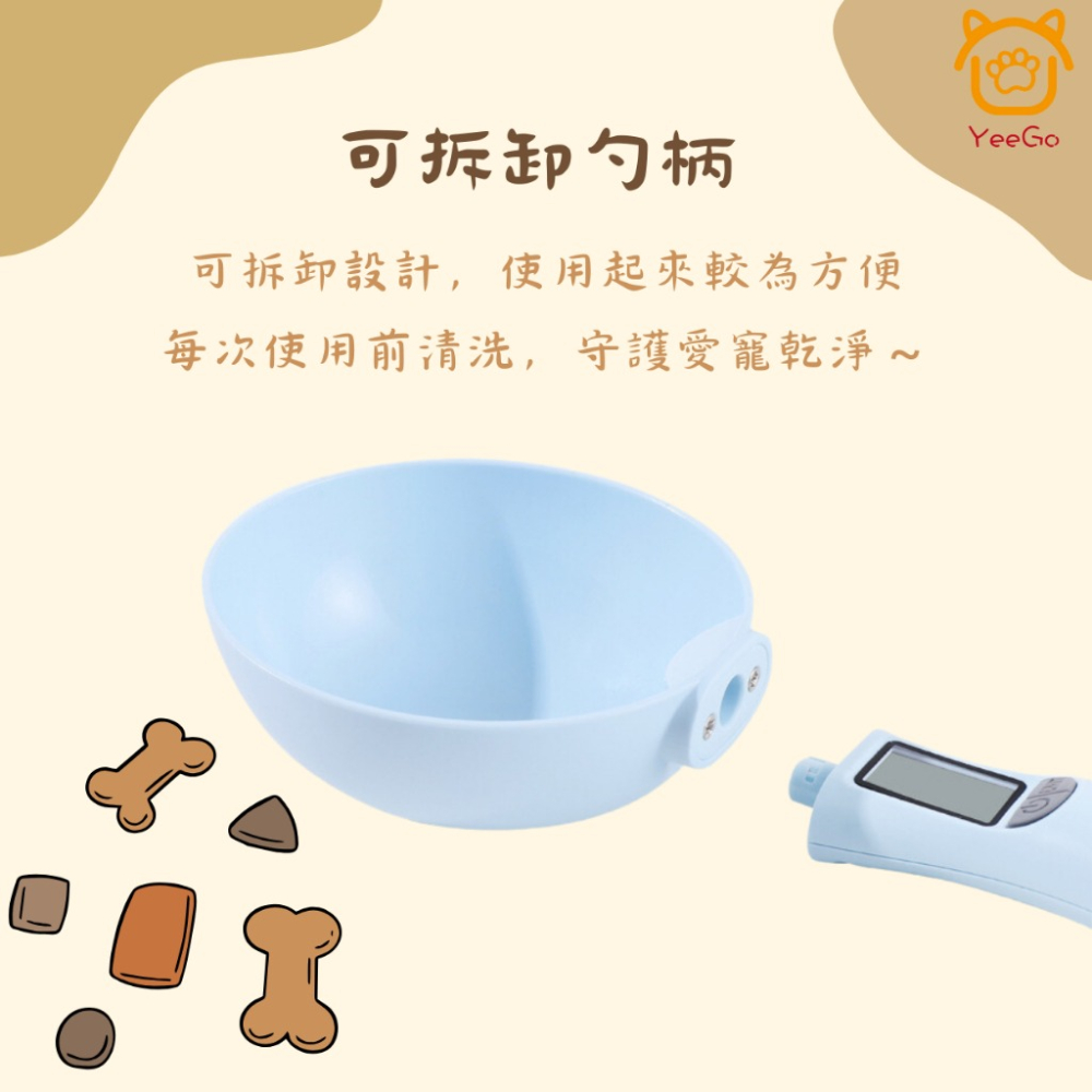 【擊掌寵物】寵物智能計糧勺 電子計量勺 寵物勺 糧食勺-細節圖6