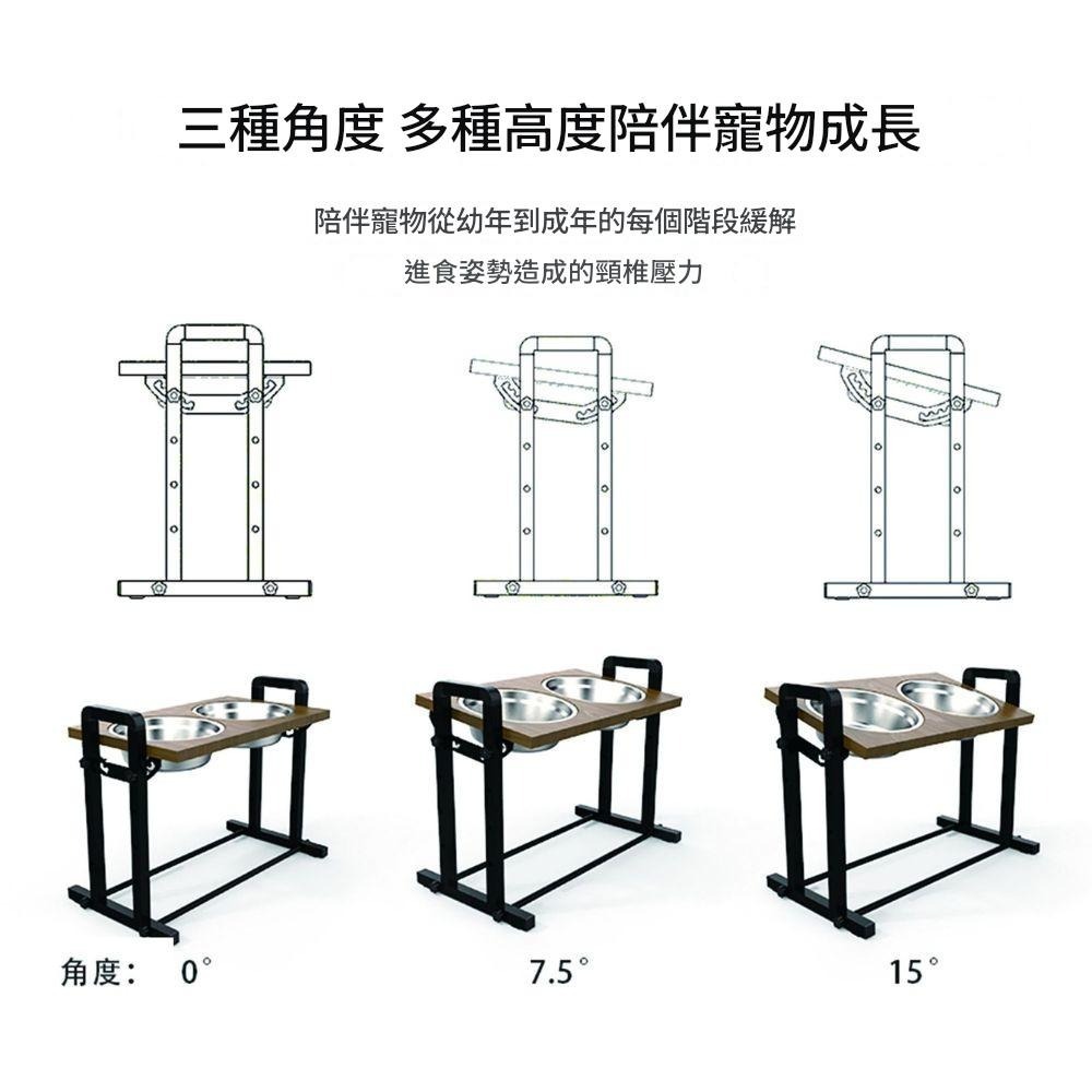 【擊掌寵物】傾斜可調雙碗-細節圖5