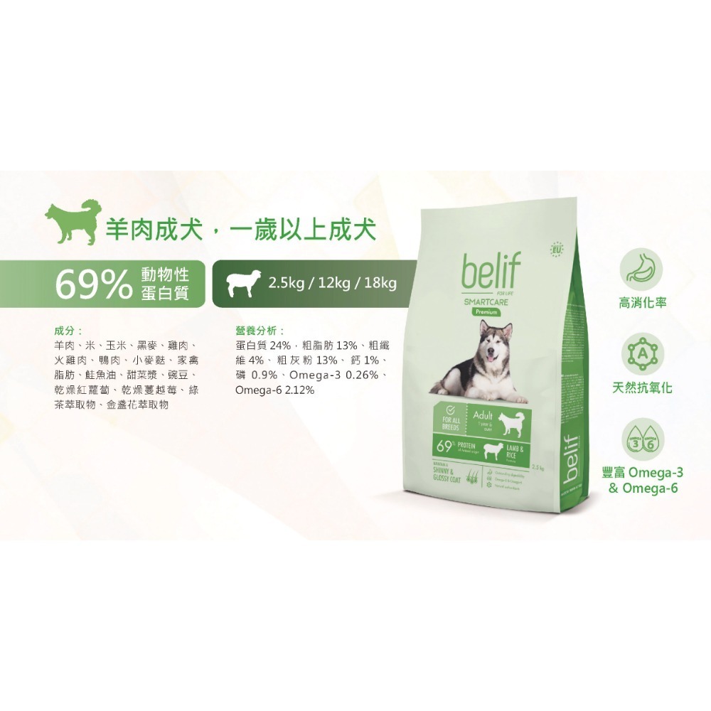 【擊掌寵物】比利夫系列犬飼料-規格圖2