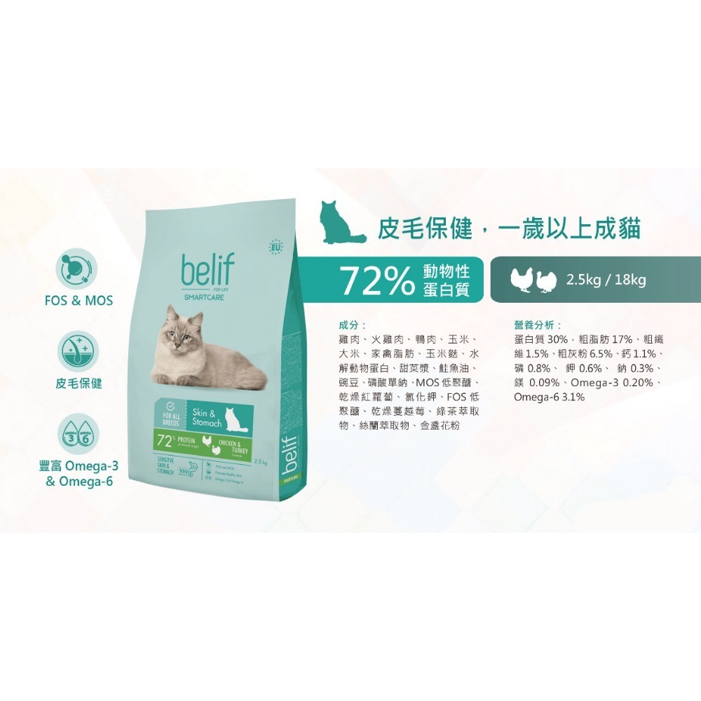 【擊掌寵物】比利夫系列貓飼料-規格圖2