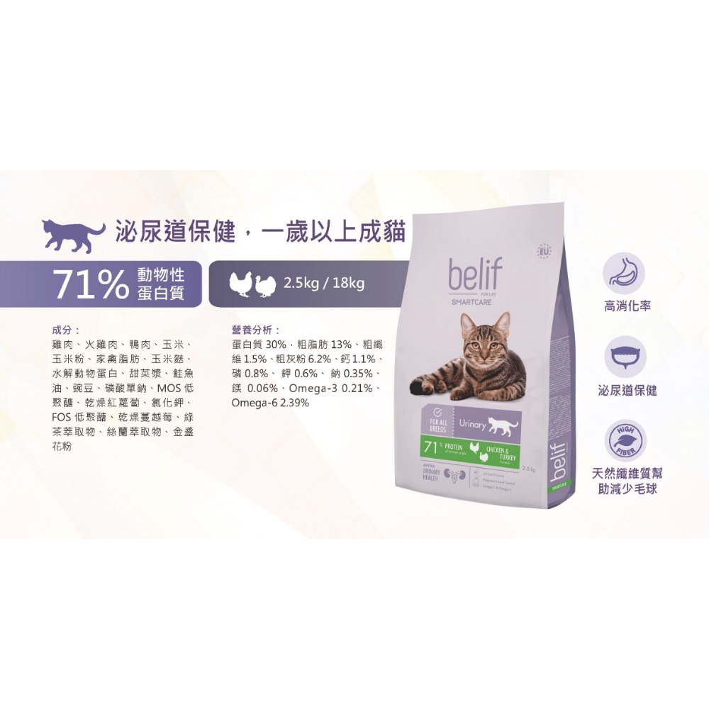 【擊掌寵物】比利夫系列貓飼料-規格圖2