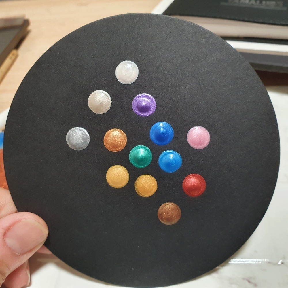 點畫專用顏料珠光色-細節圖2