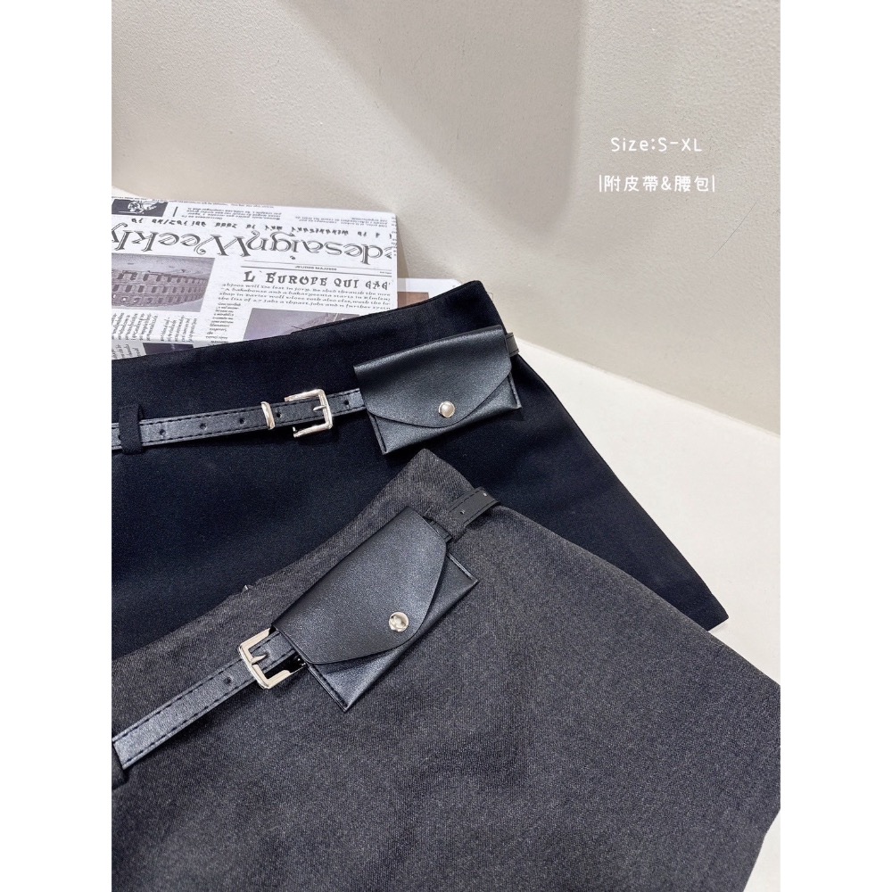 秋冬毛呢短裙-細節圖2