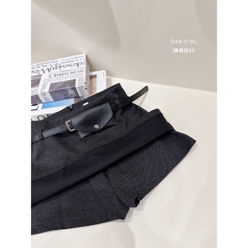 秋冬毛呢短裙-細節圖3