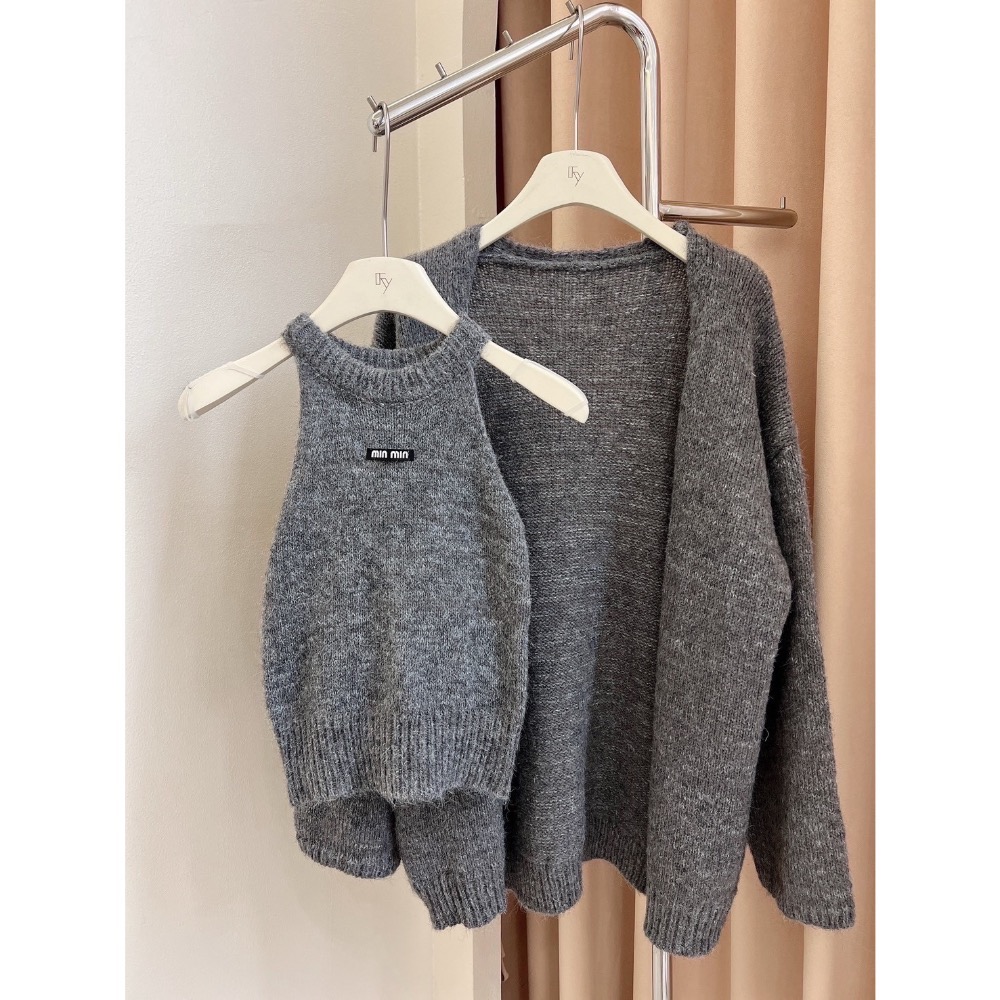 慵懶微醺針織衫｜針織外套-細節圖3