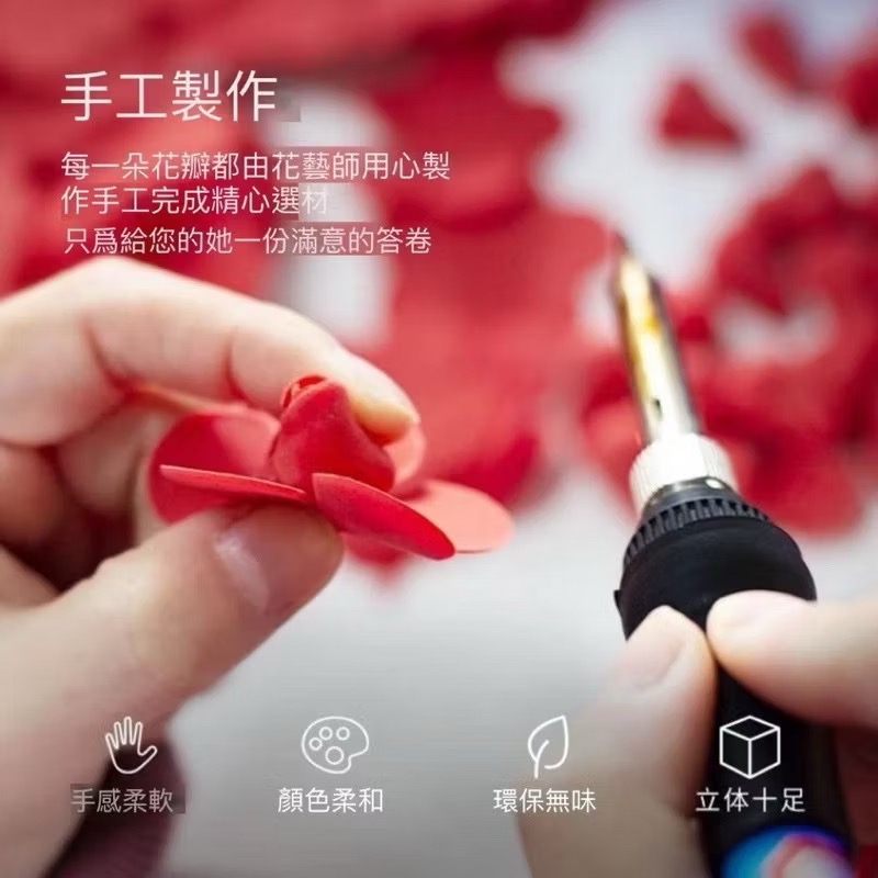 ⚡️開發票當天出貨⚡️多色玫瑰花熊 25cm 情人節禮物-細節圖5