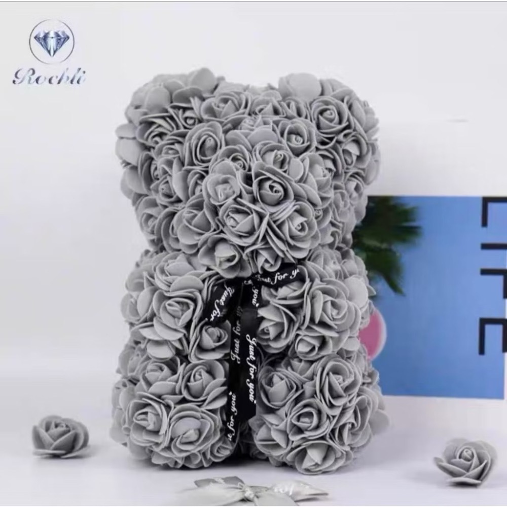 ⚡️開發票當天出貨⚡️多色玫瑰花熊 25cm 情人節禮物-規格圖8