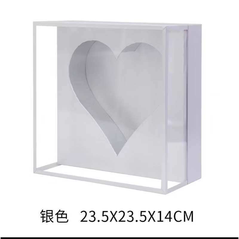 ⚡️現貨附發票⚡️愛心鈔票盒 永生花 淨心盒 有錢花 禮物-規格圖8