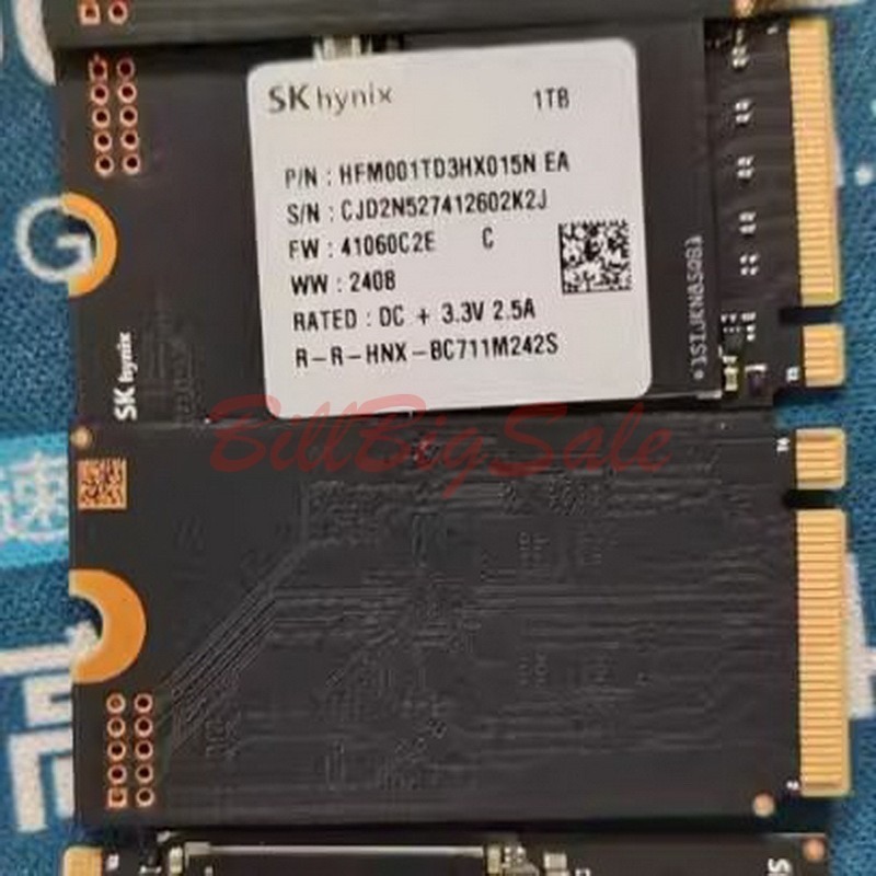 新1TB Hynix BC711固態硬碟(M.2 Mkey 2242 NVMe SSD)PCIe Gen3x4保固1年㭍-細節圖6