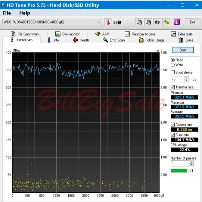 當日出貨★全新 4TB SSD WD威騰 藍標(2.5吋 SATA 固態硬碟)TLC DRAM WDS400T2B0Aㄅ-細節圖7