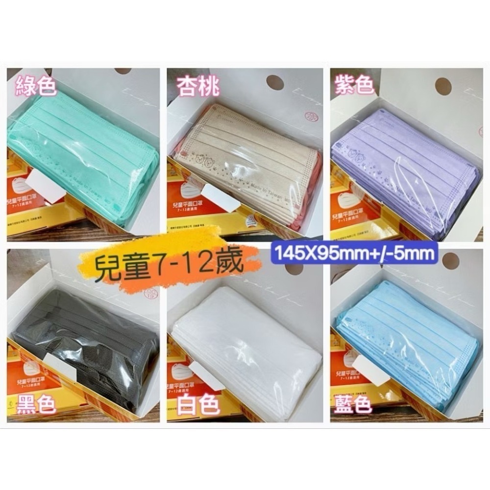 【宜購坊】  健康天使 幼童2-6歲 / 兒童款 7-12歲  平面醫用口罩 醫療口罩 50入/盒-細節圖3