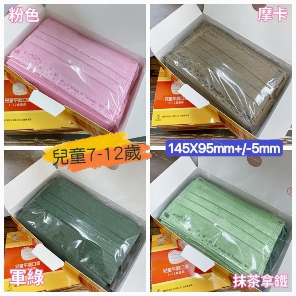 【宜購坊】  健康天使 幼童2-6歲 / 兒童款 7-12歲  平面醫用口罩 醫療口罩 50入/盒-細節圖4