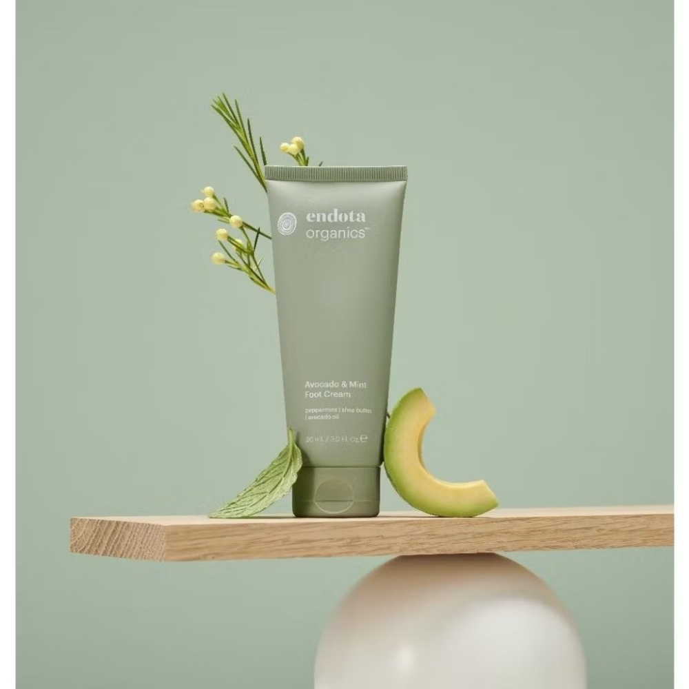 【endota】酪梨薄荷有機調理護足霜 Avocado & Mint Foot Cream 護腳霜  公司貨-細節圖2