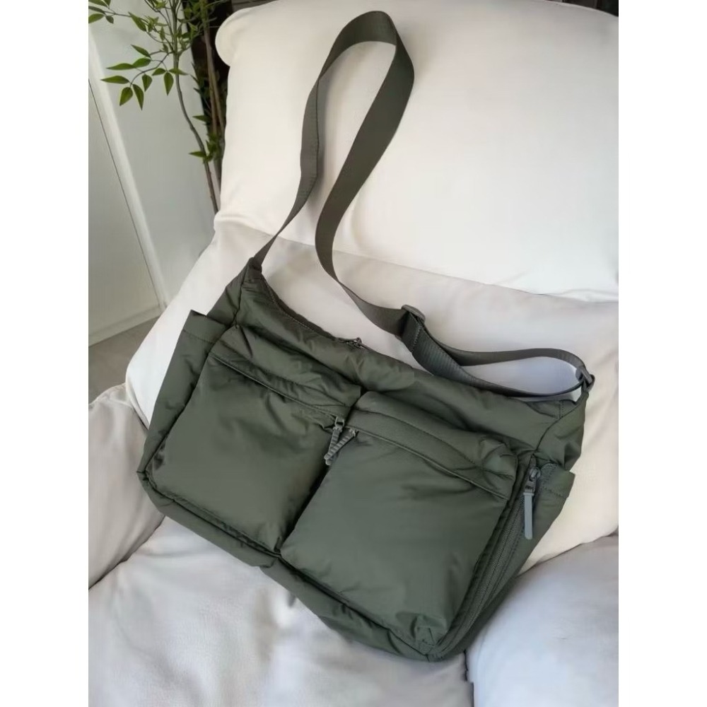 【新上架優惠】休閒側背包 大容量 單肩包 防潑水斜背包-細節圖2