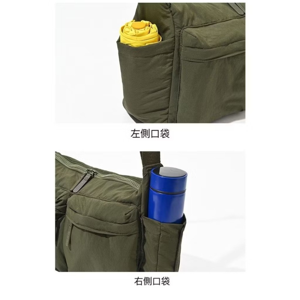 【新上架優惠】休閒側背包 大容量 單肩包 防潑水斜背包-細節圖5
