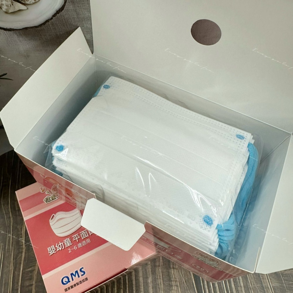 白色 (藍耳帶) 50入