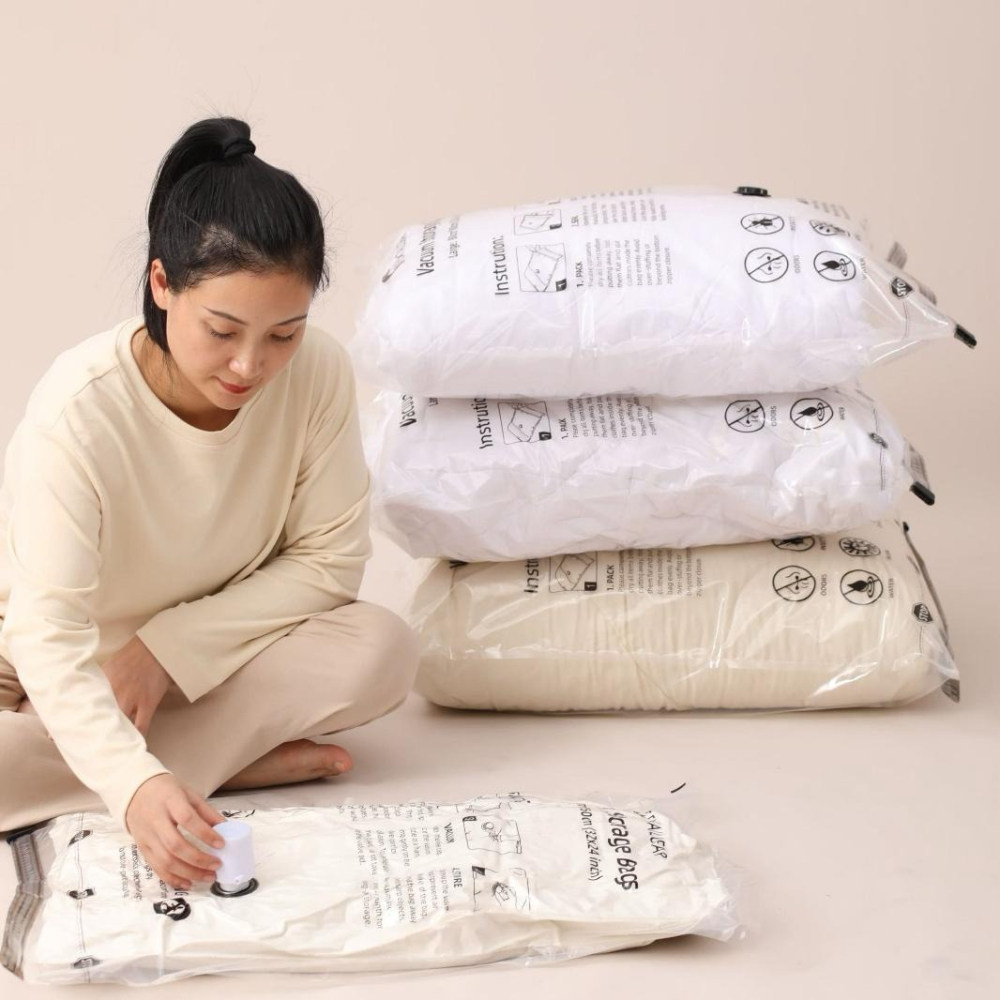 【宜購坊】FLEXTAIL 真空收納袋(4入組) 衣物壓縮袋-細節圖3