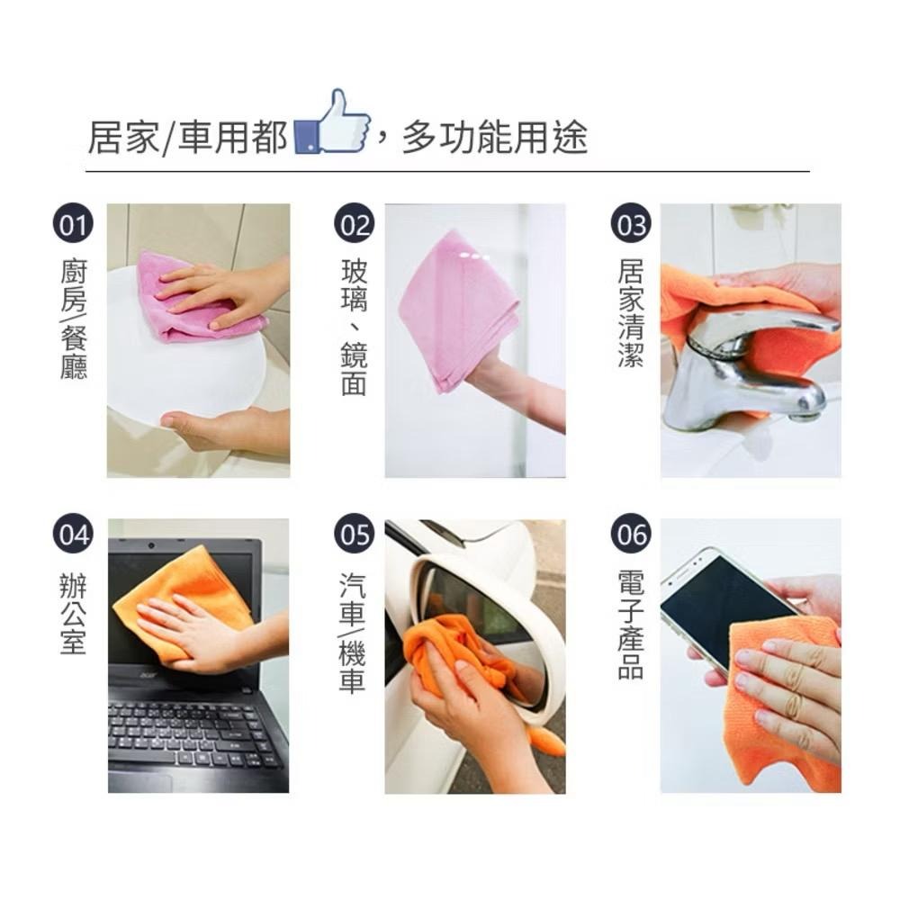 【宜購坊】魔乾 極超細纖維擦拭布(30x32cm) 台灣製抹布-細節圖3