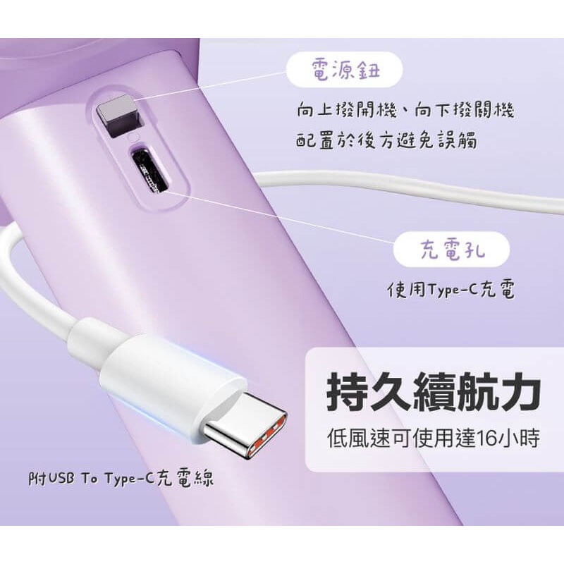 【宜購坊】POLYWELL 數顯手持冰敷風扇-米白色-細節圖6