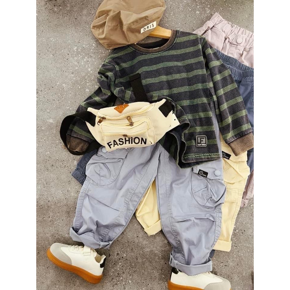 ✨現貨✨FairyWorld 高級韓系 微笑口袋潮褲-細節圖3