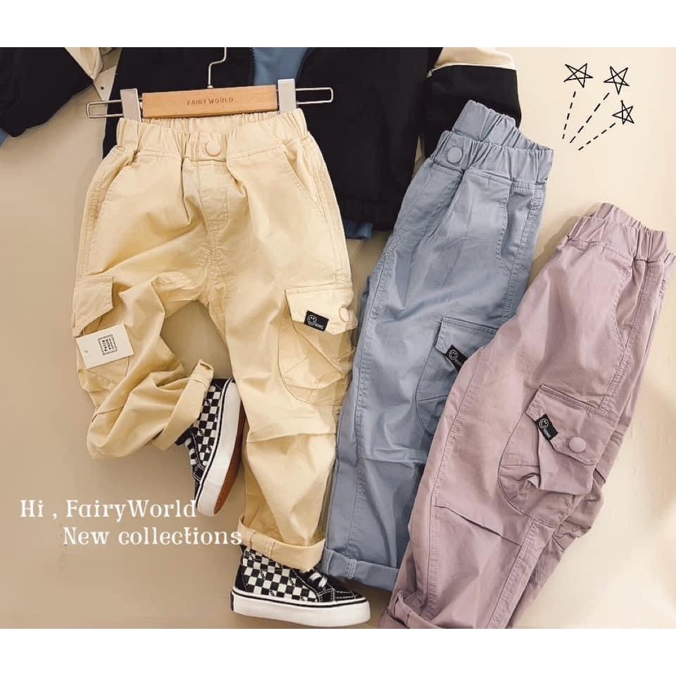 ✨現貨✨FairyWorld 高級韓系 微笑口袋潮褲-規格圖4