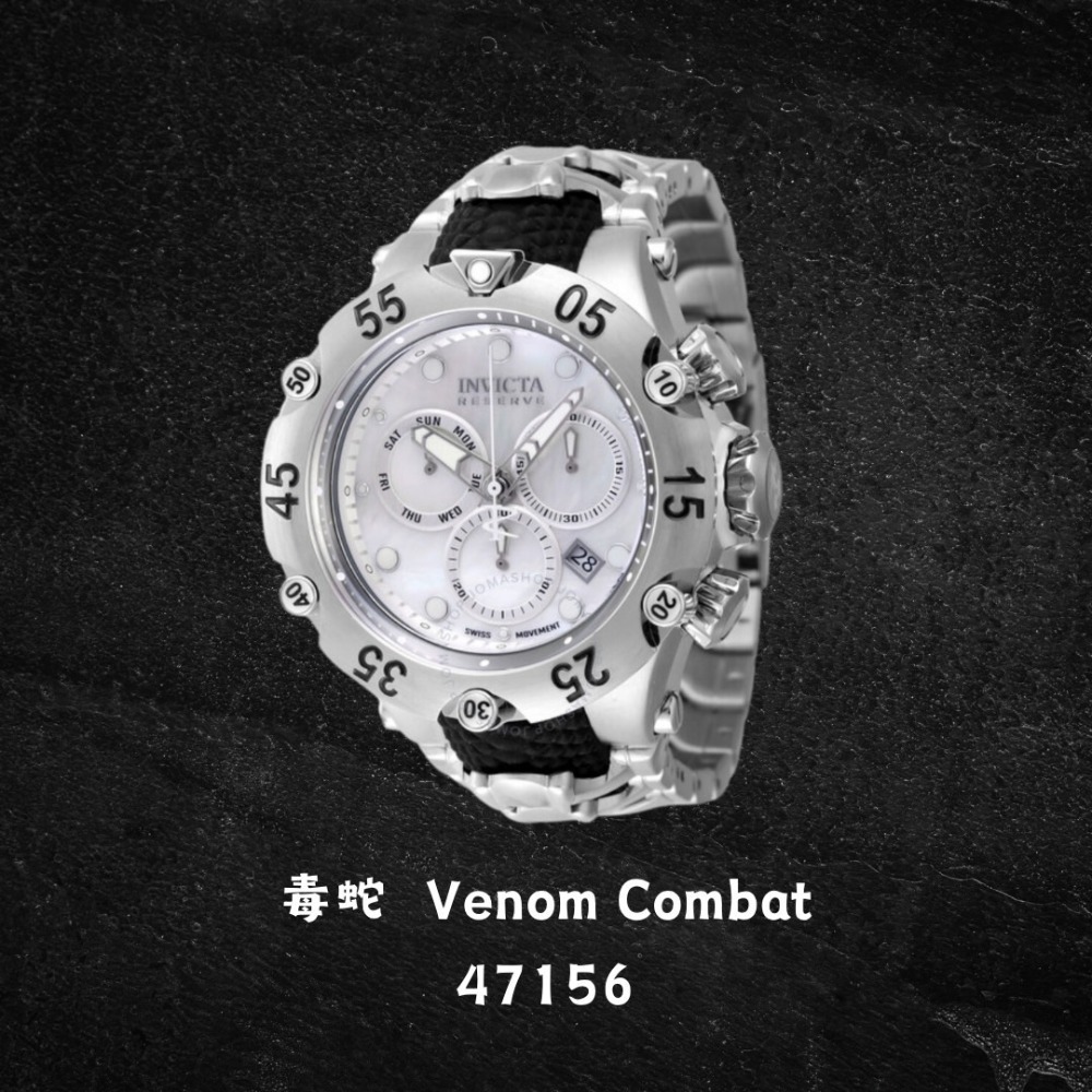 英威塔 毒蛇系列 眼鏡蛇  Venom Cobra 石英鋼帶錶-規格圖5