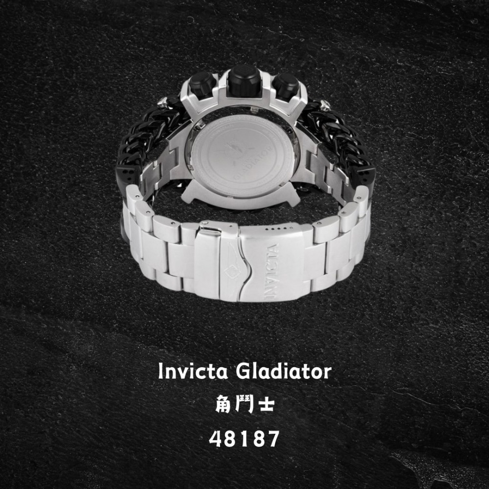 英威塔 角鬥士系列  Gladiator 石英 鋼帶錶-細節圖3