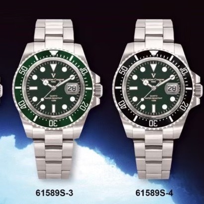 范倫鐵諾古柏 valentino coupeau  范倫鐵諾 古柏 水鬼腕錶 石英錶 潛水錶-細節圖3