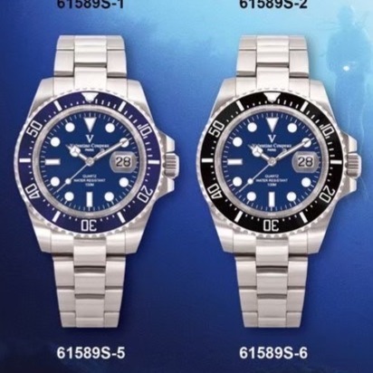 范倫鐵諾古柏 valentino coupeau  范倫鐵諾 古柏 水鬼腕錶 石英錶 潛水錶-細節圖4