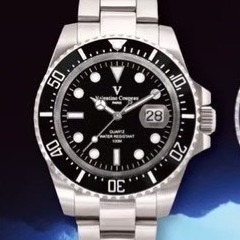 范倫鐵諾古柏 valentino coupeau  范倫鐵諾 古柏 水鬼腕錶 石英錶 潛水錶-規格圖8