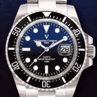 范倫鐵諾古柏 valentino coupeau  范倫鐵諾 古柏 水鬼腕錶 石英錶 潛水錶-規格圖8