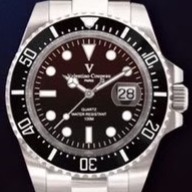 范倫鐵諾古柏 valentino coupeau  范倫鐵諾 古柏 水鬼腕錶 石英錶 潛水錶-規格圖8